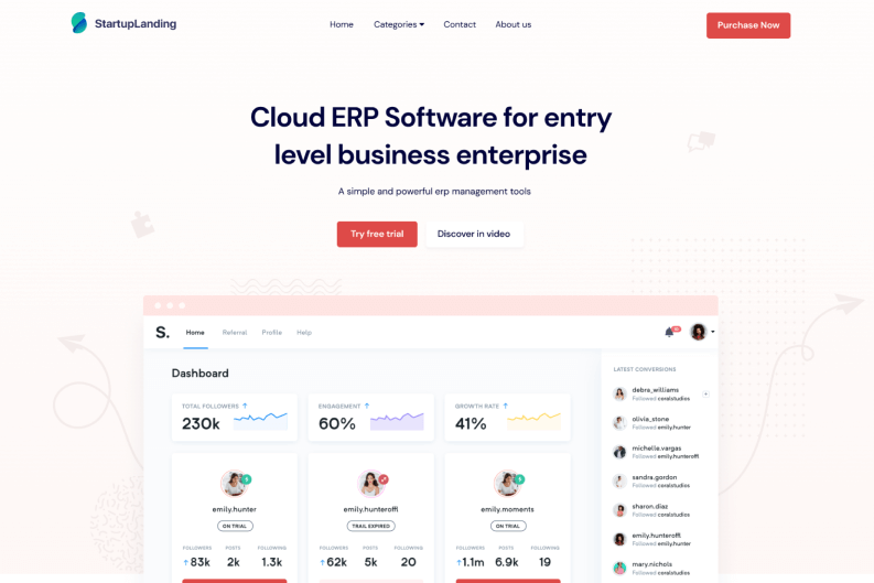 Busineessmind GraphQL React WordPress Business Theme preview 3