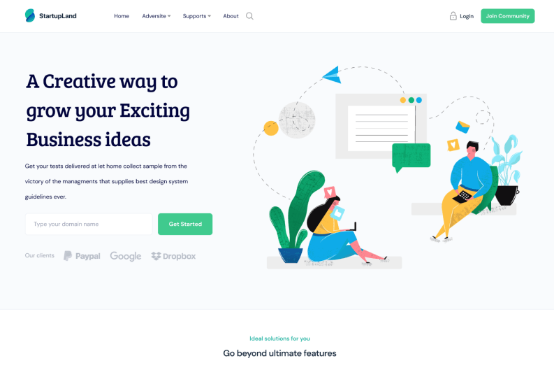 Portello React Gatsby Portfoliot Template With Shoppify preview 2