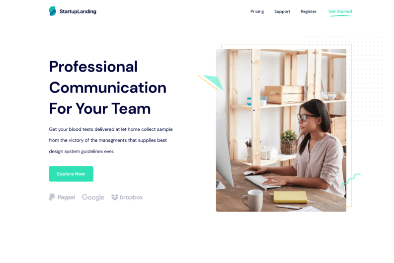 Charity Landing React Next Landing Page preview 3